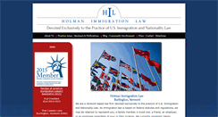 Desktop Screenshot of holmanimmigration.com